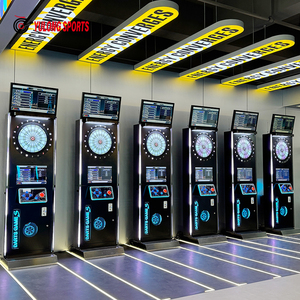 Máquina Electrónica de Dardos Arcade para Interiores, Juego Interactivo para Adultos, Conexión por Cable LCD, Puntuación - Product Image 1