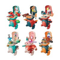 Jouets Becho - Ensemble de cuisine pour bébé - Jeux de cuisine sur le thème des dinosaures - Jouets de jeu de rôle pour garçon - Ensemble de cuisine pour faire semblant de cuisiner - Cadeau unisexe