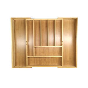 Mẫu miễn phí mở rộng ngăn kéo tổ chức có thể điều chỉnh nhà bếp dao kéo và khay đồ dùng - Product Image 2