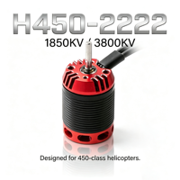 Moteur brushless haute vitesse 3800KV/1850KV pour hélicoptère RC, compatible avec les pièces d'avion modèle Align T-Rex 450 DFC Trex RC
