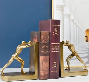 Empujador de libros de Hércules creativo nórdico, artesanía de resina ecológica para oficina y sala de estar, elegante gabinete de vino, adorno de estantería - Product Image 2