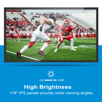 Screenage LCD Outdoor-Werbebildschirm 55 Zoll Wasserdicht für Einzelhandelsgeschäfte