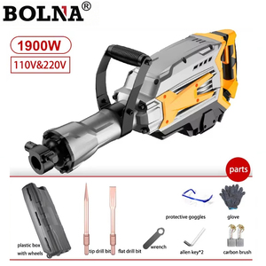 <span class=keywords><strong>Marteau</strong></span> démoliteur électrique sans balais <span class=keywords><strong>1600W</strong></span> haute performance pour la démolition de béton et le perçage de roche - Product Image 3