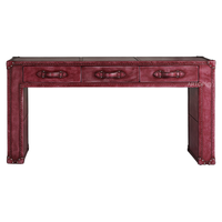 À la main 1 antique tableau de console en bois