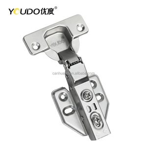 Youdo 35 mét cup thủy lực bản lề CLIP trên tấm giấu bản lề tủ có thể điều chỉnh mềm đóng đồ nội thất bản lề - Product Image 5