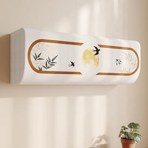 ผ้าคลุมเครื่องปรับอากาศลายการ์ตูนแพนด้า ขนาดมาตรฐาน 75-98 ซม. ป้องกันฝุ่น ผ้าไหมนม สำหรับเครื่องปรับอากาศภายในอาคาร - Product Image 4