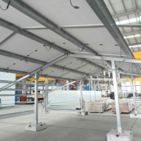 Poteau de carport solaire galvanisé à chaud en tube carré Zn-Al-Mg pour structure de montage