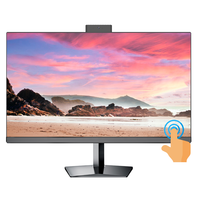 Computadora de escritorio todo en uno de 27 pulgadas con pantalla táctil LCD Core I3/I5/I7 256/512G SSD RAM Gaming PC, novedad