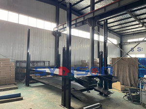 4 bài bãi đậu xe nâng Áo mưa cho sự lựa chọn bốn Bài 3 xe <span class=keywords><strong>Stacker</strong></span> sơn thang máy thép - Product Image 2