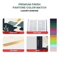 Service d'impression de livres personnalisés avec motifs sur mesure en papier recyclé, couverture rigide, bilingue, pour Bibles