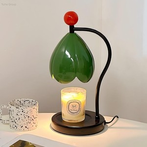 Lily Valley Aromatherapy Iron Candle Stand Creative Flame-Free Eco-Friendly Durable Ambient Desk <b>Bedside</b> Lantern Home Decoration - Product Image 3