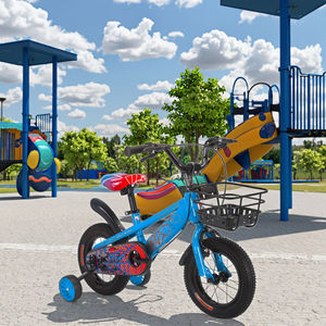 Vélos pour enfants de haute qualité en usine Bicyclette pour enfants Bicicleta bleue de 16 pouces avec fourche en acier 12 "avec roue de <span class=keywords><strong>train</strong></span> - Product Image 3