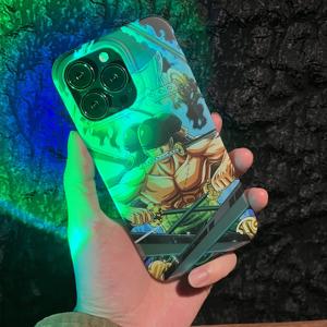 <span class=keywords><strong>2023</strong></span> Double face <span class=keywords><strong>Film</strong></span> couvrant + bouton en métal + lumière bleue Anime <span class=keywords><strong>dessin</strong></span> <span class=keywords><strong>animé</strong></span> Zoro coque de téléphone pour iPhone 14 Pro Max 13 Pro IMD couverture arrière - Product Image 6