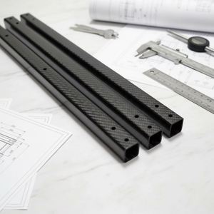 Tige carrée en feutre de carbone SHENYU 3K, haute résistance, légère, épaisseur 5 mm, pour cadres industriels, projets DIY et composants mécaniques - Product Image 4