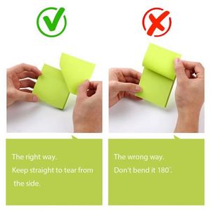 Promoción de Artículos Escolares y de Oficina: Bloc de Notas Autoadhesivo Colorido y Fácil de Transportar, Notas Adhesivas con Forma 3x3, 100 Hojas - Product Image 4
