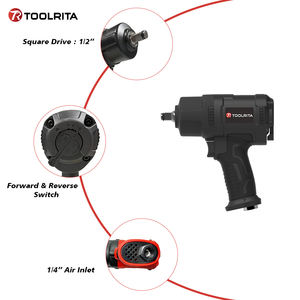 <span class=keywords><strong>Pistola</strong></span> <span class=keywords><strong>de</strong></span> <span class=keywords><strong>Impacto</strong></span> Neumática <span class=keywords><strong>de</strong></span> Doble Martillo con Cuerpo Compuesto Ligero <span class=keywords><strong>de</strong></span> 1/2 Pulgadas y Súper Torque <span class=keywords><strong>de</strong></span> 1560 Nm - Product Image 3