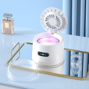 2024 Dental Heating and Drying Function Ultrasonic Uv Cleaning Teeth Mouth Guard Ultrasonic Denture Cleaner New Products - Product Image 1