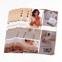 Pochette pliante personnalisée pour affiche imprimée offset, en carton, papier d'art et carton ondulé, pour dépliant et prospectus