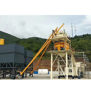 HZS50 High Performance Concrete Mixing Station Fixed Ready-mixed Cement Mixer <b>Aggregate</b> Concrete Mixing Station - Product Image 2