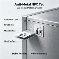 Autocollant NFC anti-métal personnalisé en rouleau