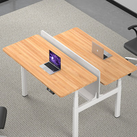 Table électrique réglable en hauteur à bas prix 4 moteurs 3 segments mémoire ascenseur électrique pieds de bureau
