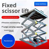Plataforma de Carga y Descarga Fija para Almacén o Taller, Personalizada, Nueva, con Elevación Electrohidráulica, Mesa Elevadora Tipo Tijera Grande de 1050 mm