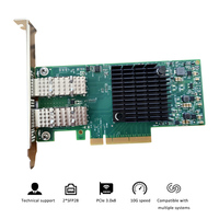 Tarjeta de Red Mellanox MCX4121A XCHT Nueva de Fábrica, PCIE 3.0 X8 1GB 10GB, Bajo Consumo de Energía, Tarjeta de Red Cableada PCIE en Venta