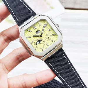 Montre mécanique pour hommes 2025, multifonctionnelle, style luxueux avec bracelet en jean - Product Image 4