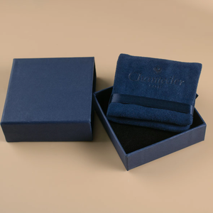Nouvelle conception 2025, pochette à bijoux en velours épais de luxe, emballage personnalisé - Product Image 2