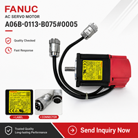 Servomotor FANUC Original A06B-0113-B075 # 0005 Beta 0.5/3000 0.2kW 3000RPM 0.65Nm IP65 Husillo CNC Fabricado en Japón