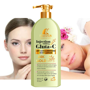 Crème nourrissante pour la peau Premium Choice 600ml, confort toute la journée pour les peaux sèches, blanchiment de la peau, Gluta-C 24K Gold SPF 50+++ Lotion pour le corps - Product Image 1