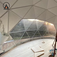 Grande tente géodésique d'extérieur Igloo 6m, dôme de glamping pour le camping
