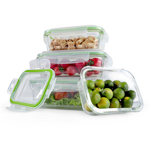 Lonchera Moderna de Vidrio Resistente al Calor para Microondas, Transparente, para Conservación de Alimentos, Bento, Caja de Almacenamiento para Refrigerador, Sellada para Microondas - Product Image 6