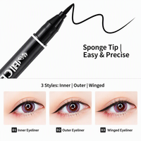 Crayon Eyeliner Liquide Imperméable Maquillage Cosmétique Anti-Bavures Séchage Rapide Pointe Éponge Longue Tenue Cils en Stock Faible MOQ 100