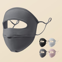 Masque en soie respirant réutilisable pour l'extérieur, design intégral, protection UV estivale, tendance