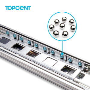 Cho topcent 450mm Kính thiên văn đường sắt trượt bóng mang ngăn kéo trượt 3 lần mở rộng đầy đủ giấu kênh trượt cho nhà bếp ra - Product Image 4