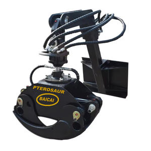 130kgs <span class=keywords><strong>Log</strong></span> Grapple мини-360 Вращающийся Грейферный гидравлический Грейферный погрузчик для небольшого бороздкового управления с помощью индивидуального подключения - Product Image 1