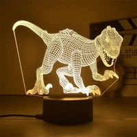 Lampe de noël à LED en acrylique, lampe de Table, de bureau, de décoration de chambre d'enfant, veilleuse