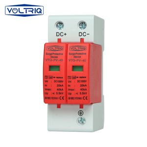 DC SPD 1P 2P 3P 4P 60KA 40KA 385V อุปกรณ์ป้องกันไฟกระชากฟ้าผ่าในบ้านอุปกรณ์ป้องกันแรงดันต่ำ30KA 20KA - Product Image 4