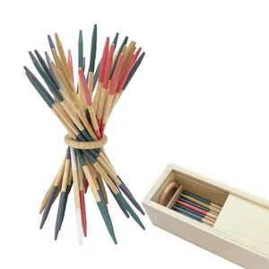 Traditional Mikado Spiel Wooden Pick Up Sticks Set Traditional Game With Box Toy