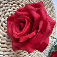 Jade Horizon Handgefertigte Kunstseiden-Rose Realistische Blumen für Hochzeit Halloween Erntedankfest Valentinstag Ostern Neujahr