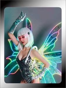 เทคโนโลยีกระจกของบาร์และไนต์คลับราชินีแห่งแวร์ซายส์, ไฟ LED ส่องสว่าง, ปีกผีเสื้อ, การแสดงโกโก้แกรนด์โชว์, โอเพ่นนิ่งดีเอส - Product Image 4