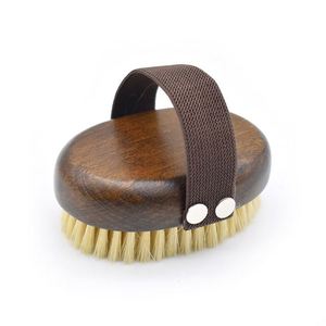 Accessoires de salle de bain, brosse exfoliante en poils de sanglier doux pour la douche - Product Image 1