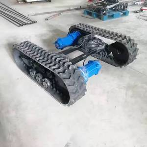 Chasis de Mini Vehículo de Transporte Agrícola Eléctrico con Control Remoto, Base de Orugas Pequeña, Motor y Caja de Cambios para Uso Agrícola - Product Image 2