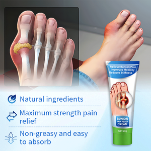 Krim Pereda Nyeri Bunion Herbal Cina OEM Menargetkan Kekakuan Jari Kaki, Peradangan, Rematik, Nyeri Sendi untuk Perawatan Kaki yang Komprehensif - Product Image 5