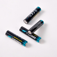 Batería Alcalina Kingcell Ultra+ AAA LR03 de 1.5V de Alta Capacidad, Almacenamiento de 10 Años, Certificación ISO 9001, CE, REACH, Venta Directa de Fábrica