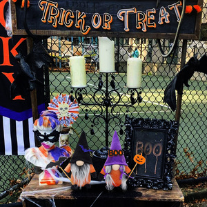 Halloween decoratieversieringen, gezichtloze poppen, goblinen, dwergen, Halloween-vleermuizen, pompoenen, elfen, <span class=keywords><strong>Rudolf</strong></span> - Product Image 4