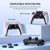 Capuchons de remplacement et de réparation pour manettes de jeu PS5 et PS4 - Pas de démontage requis, installation simple