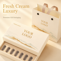 Boîte cadeau écologique pour petits flacons avec sac fourre-tout, logo personnalisé, emballage minimaliste crème pour vernis à ongles et parfum, OEM ODM