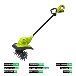 Mini micro-<span class=keywords><strong>scarificateur</strong></span> portatif ménage électrique désherbage trancheuse batterie au Lithium caractéristiques motoculteur en métal pour l'agriculture - Product Image 3